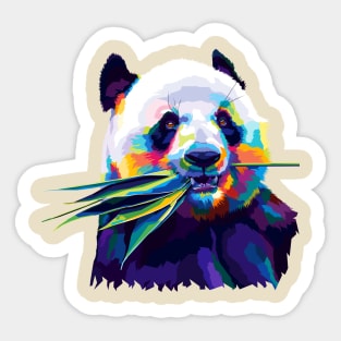 Panda Pop Art Sticker